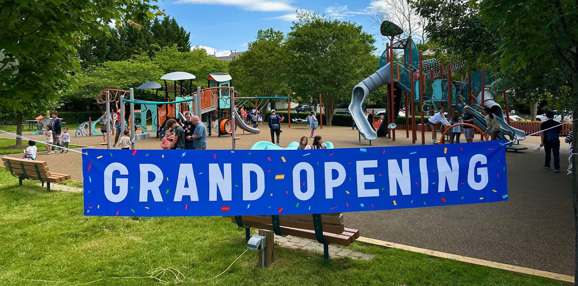 Kentlands playground grand opening