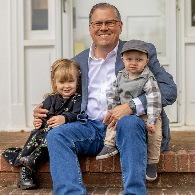 Jud with Willow and Wes