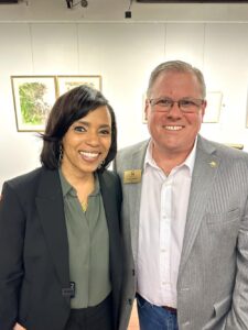 Sen. Angela Alsobrooks and Mayor Jud Ashman