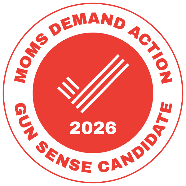Moms Demand Action - Gun Sense Candidate badge